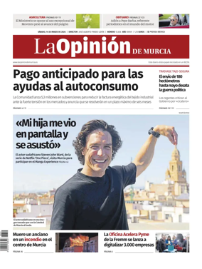Cover of La Opinion de Murcia