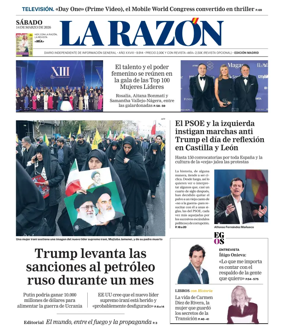 Cover of La Razon (Madrid)