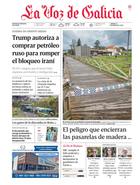 Cover of La Voz de Galicia (Barbanza)