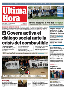 Cover of Ultima Hora
