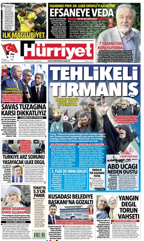 Cover of Hurriyet