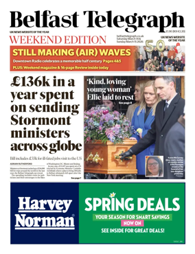 Cover of Belfast Telegraph