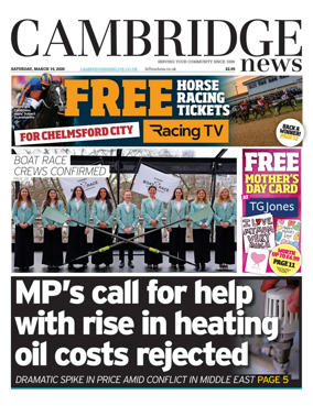 Cover of Cambridge News