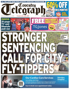 Cover of Coventry Telegraph