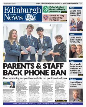 Cover of Edinburgh Evening News