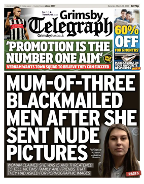 Cover of Grimsby Telegraph