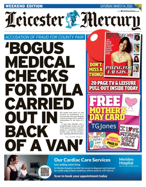 Cover of Leicester Mercury