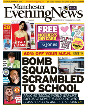 Cover of Manchester Evening News