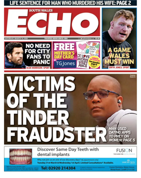 Cover of South Wales Echo
