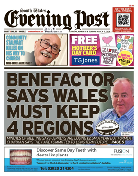 Cover of South Wales Evening Post