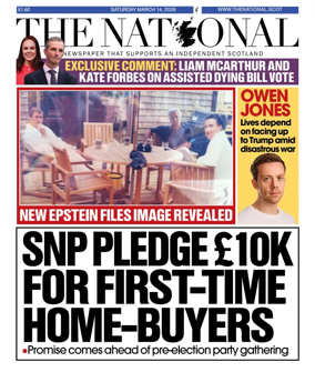 Cover of The National (Scotland)