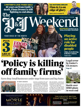 Cover of The Press and Journal (Aberdeen and Aberdeenshire)