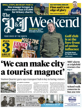 Cover of The Press and Journal (Inverness Highlands and Islands)