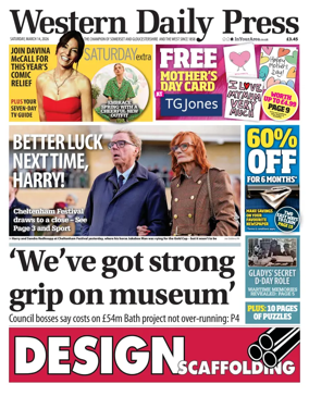 Cover of Western Daily Press (Saturday)