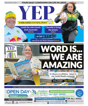 Cover of Yorkshire Evening Post