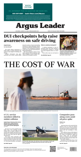 Cover of Argus Leader