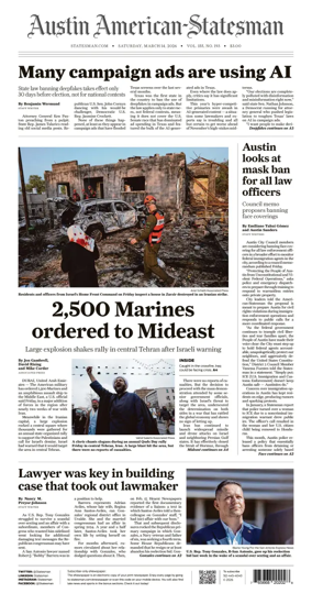 Cover of Austin American-Statesman