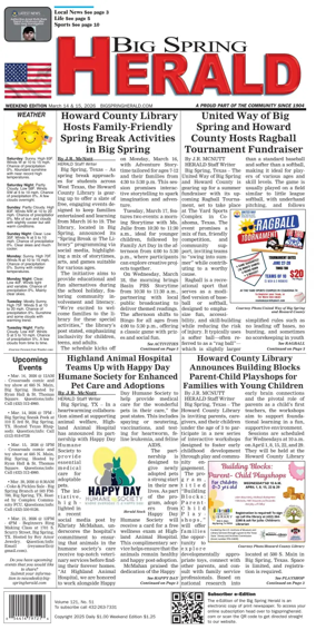 Cover of Big Spring Herald Weekend