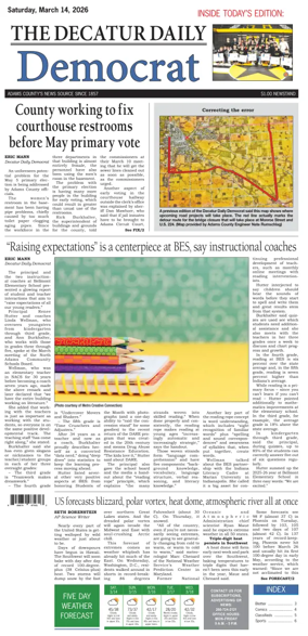 Cover of The Decatur Daily Democrat