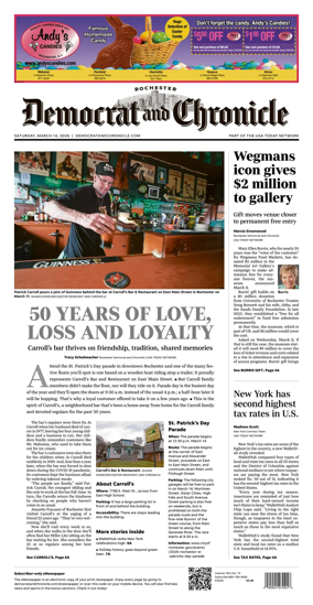 Cover of Democrat and Chronicle