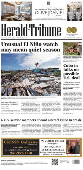 Cover of Herald-Tribune