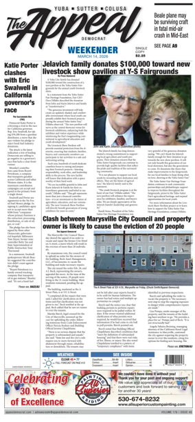 Cover of Marysville Appeal-Democrat