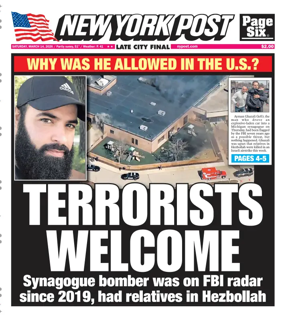 Cover of New York Post