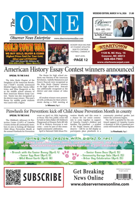 Cover of Observer News Enterprise