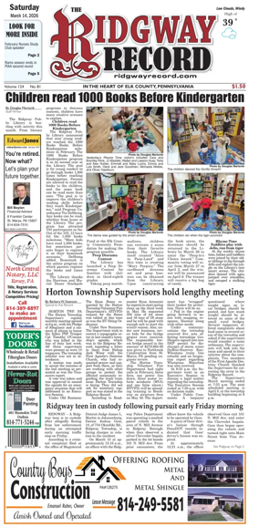 Cover of Ridgway Record