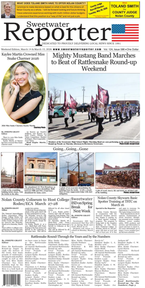 Cover of Sweetwater Reporter