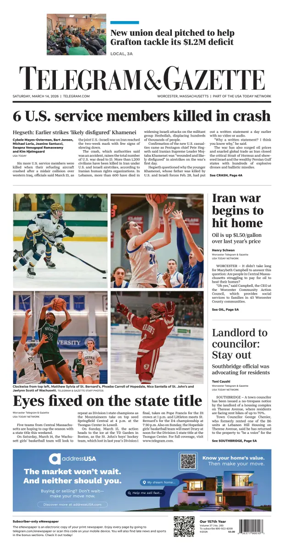 Cover of Telegram & Gazette