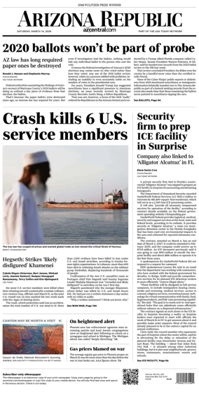 Cover of The Arizona Republic