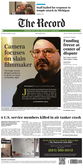 Cover of The Bergen Record