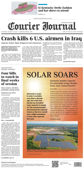 Cover of The Courier-Journal (Louisville)