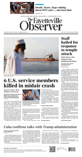 Cover of The Fayetteville Observer