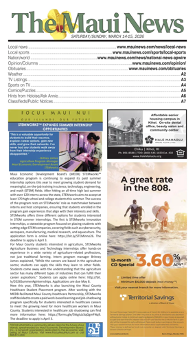 Cover of The Maui News - Weekender