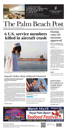 Cover of The Palm Beach Post