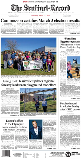 Cover of The Sentinel-Record