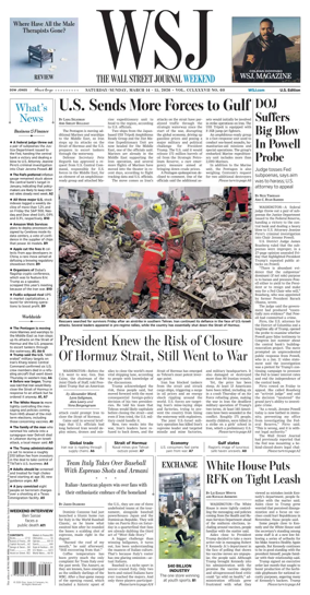 Cover of The Wall Street Journal