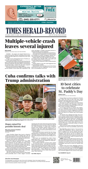 Cover of Times Herald-Record