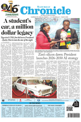 Cover of Chronicle (Zimbabwe)