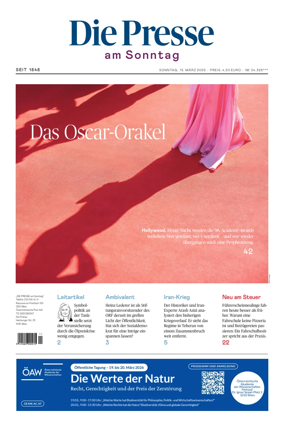 Cover of Die Presse am Sonntag