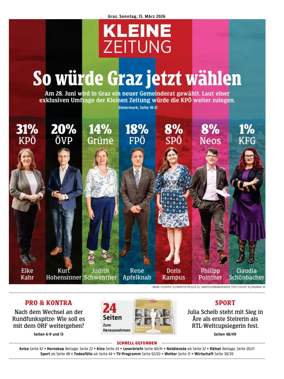Cover of Kleine Zeitung Steiermark