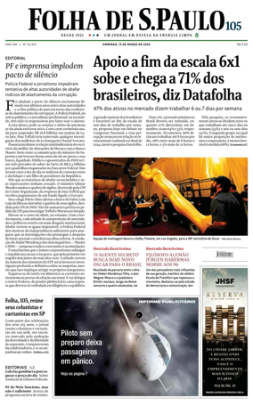 Cover of Folha de S.Paulo