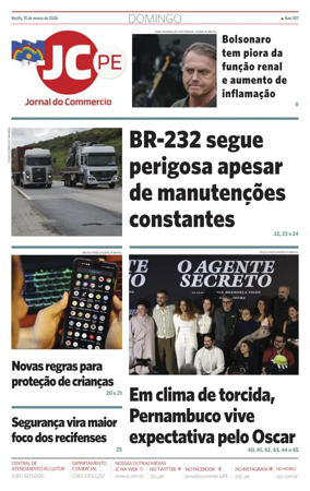 Cover of Jornal do Commercio