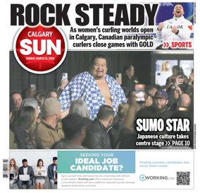 Cover of Calgary Sun