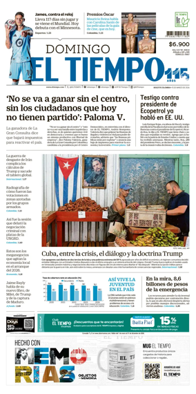 Cover of El Tiempo (Bogota)