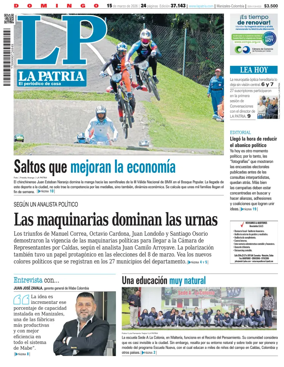 Cover of La Patria (Colombia)