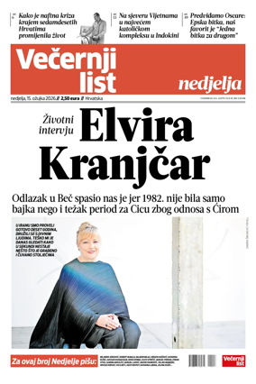 Cover of Vecernji list - Hrvatska