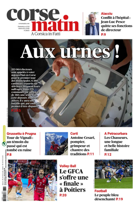 Cover of Corse Matin